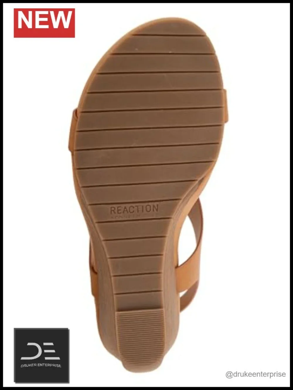 Kenneth Cole Reaction Women's Greatly Wedge Sandal - Faux Suede Ankle Strap